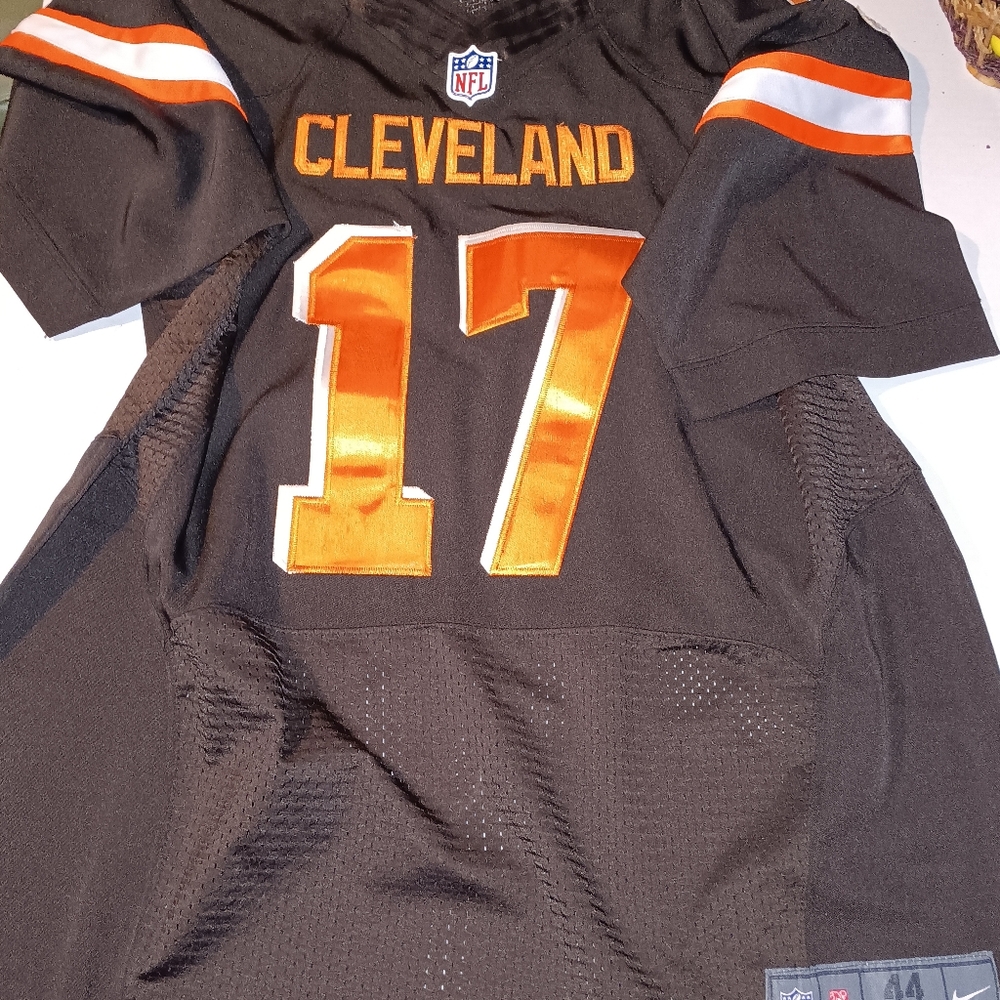 Cleveland Browns Brian Sipe Jersey size 44 heavy stitch